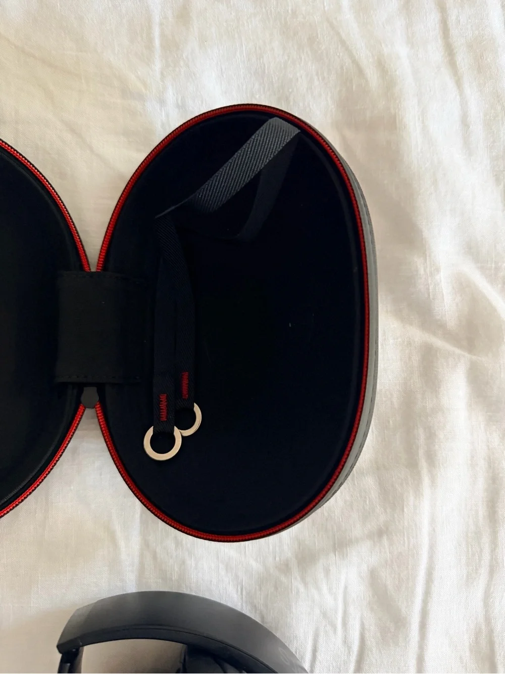 Beats Headphones in Matte Black with Red Logo Studio3